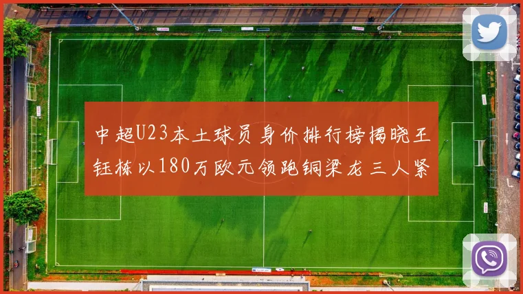 中超U23本土球员身价排行榜揭晓王钰栋以180万欧元领跑铜梁龙三人紧随其后